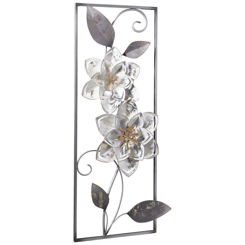 Ambia Home WANDDEKO Metall, Weiß
