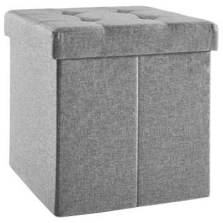 Carryhome SITZBOX Linon, Vliesstoff Grau