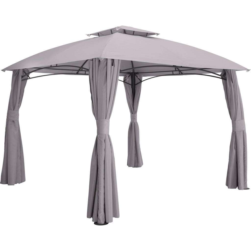 Ambia Garden PAVILLON Stahl Grau