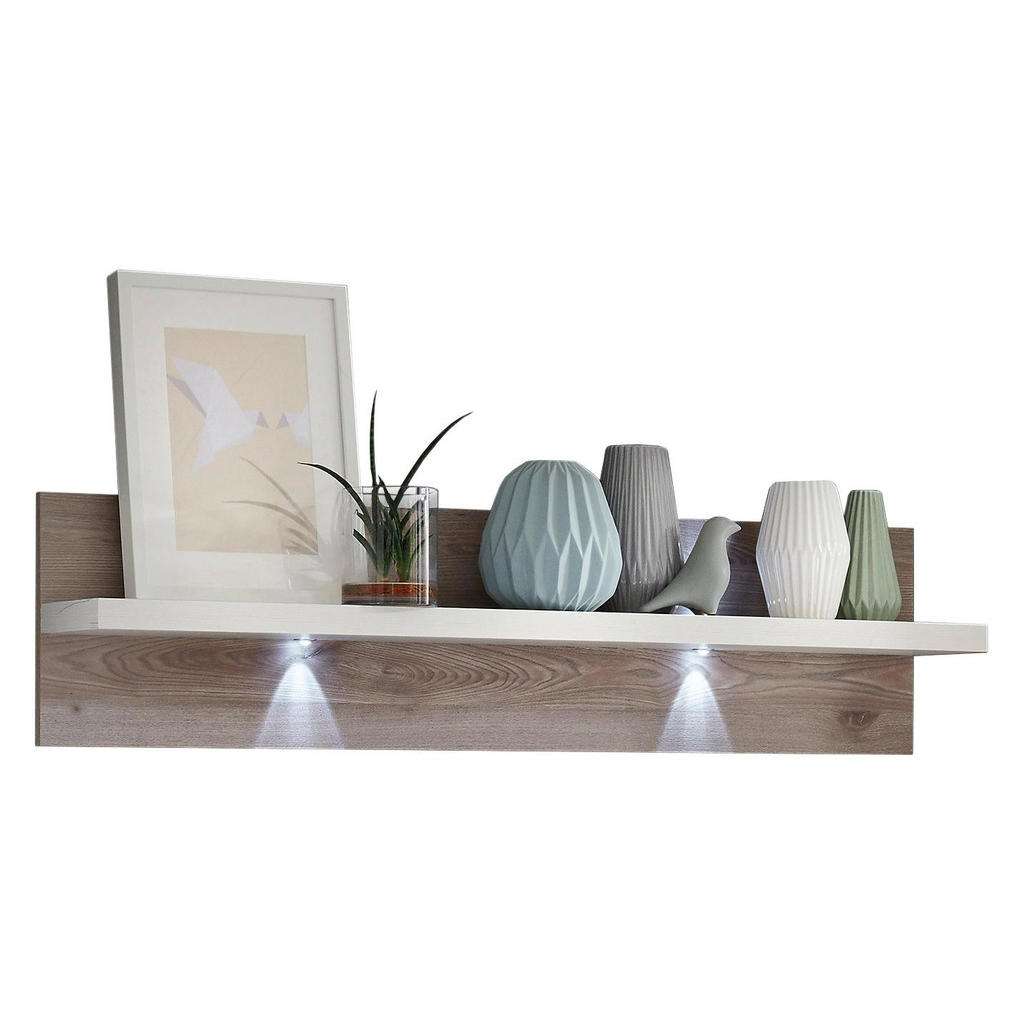 Xora WANDBOARD Weiß, Braun