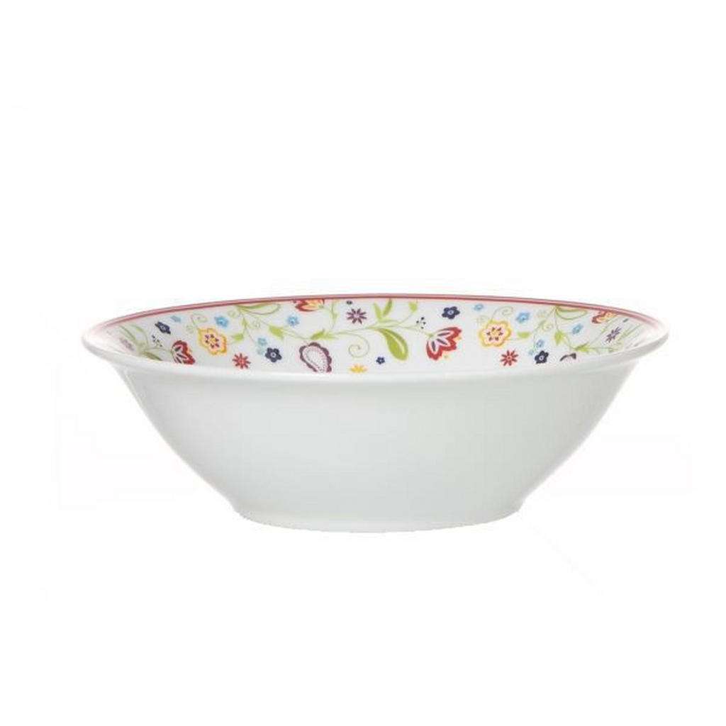 Ritzenhoff Breker SALATSCHÜSSEL Porzellan Keramik, Mehrfarbig, Mehrfarbig, Weiß, Blau