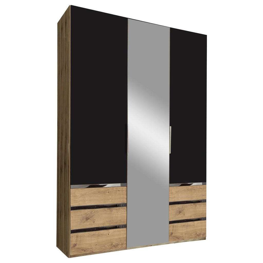 XXXL DREHTÜRENSCHRANK 3-türig Grau, Braun