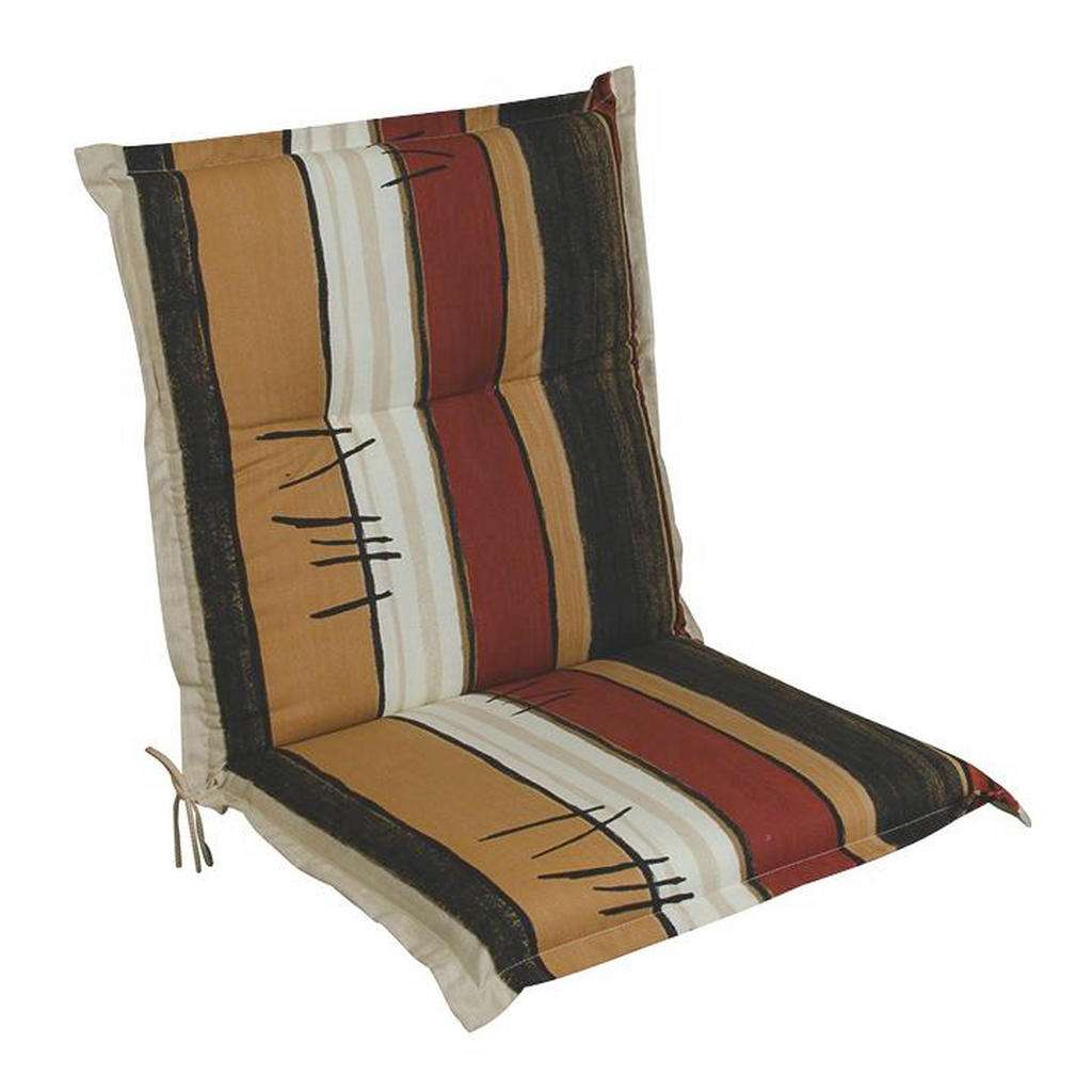 XXXL SESSELAUFLAGE Streifen, Braun, Mehrfarbig, Beige