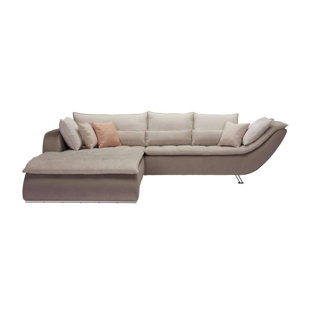 Hom`in WOHNLANDSCHAFT Braun, Beige Webstoff