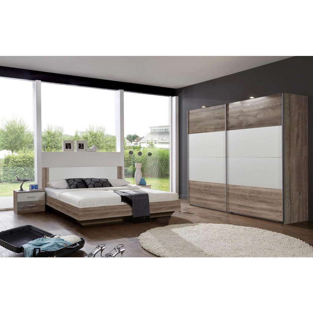 Carryhome SCHLAFZIMMER, Weiß, Braun