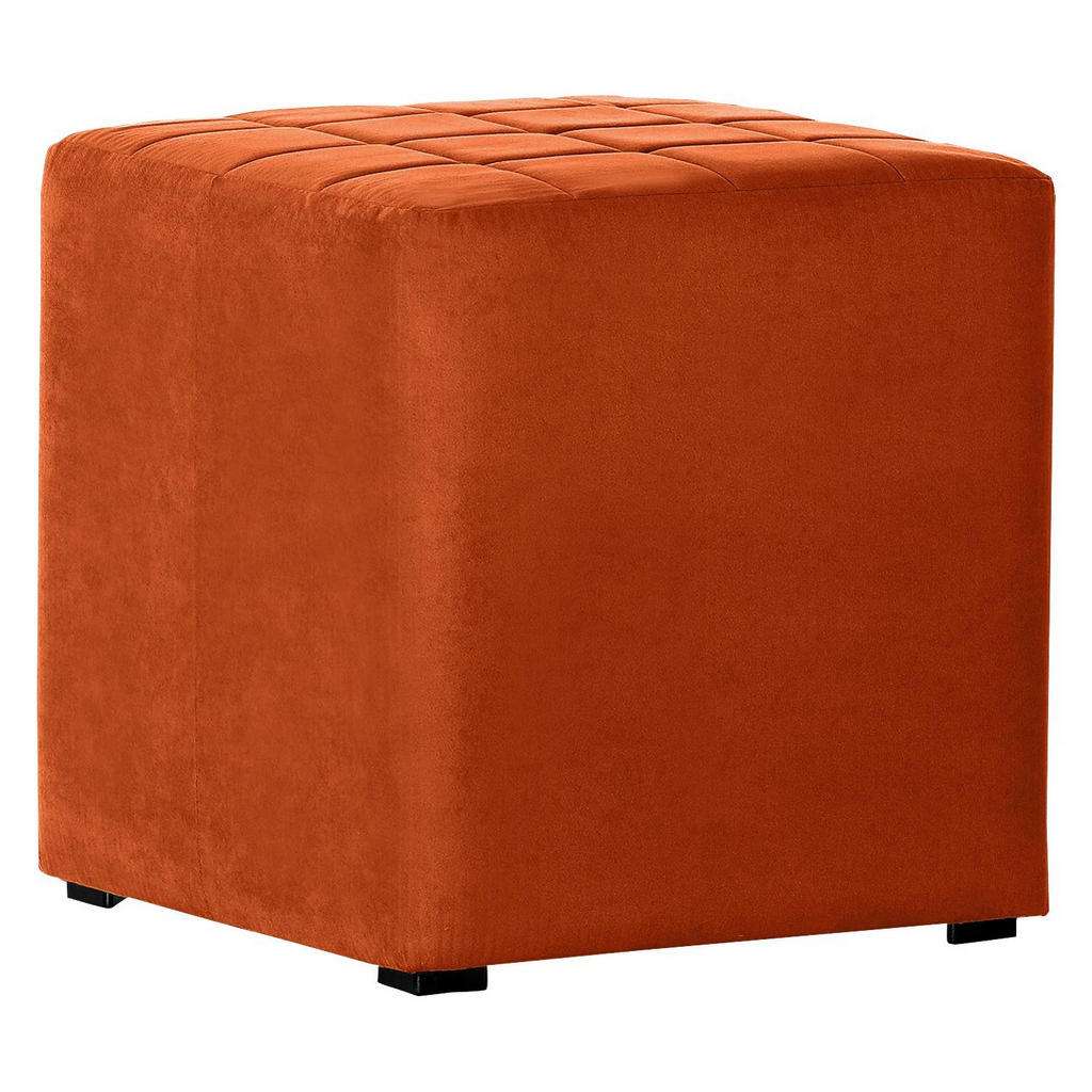 Carryhome HOCKER Mikrofaser Orange