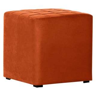 Carryhome HOCKER Mikrofaser Orange