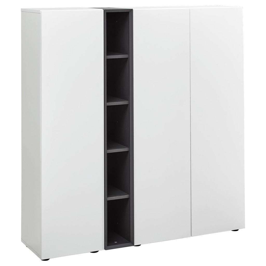 Voleo HIGHBOARD matt, tiefgezogen, Melamin Weiß