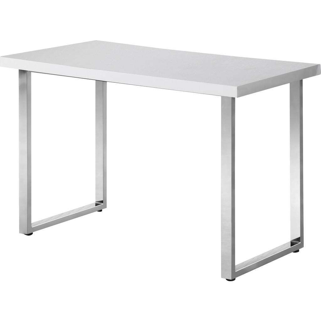 Hom`in SCHREIBTISCH Weiß, Silber