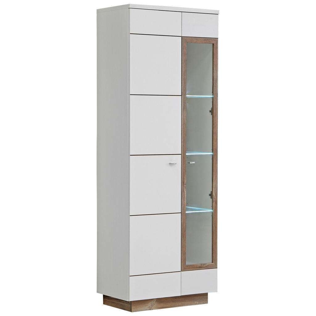 Hom`in VITRINE Weiß, Braun