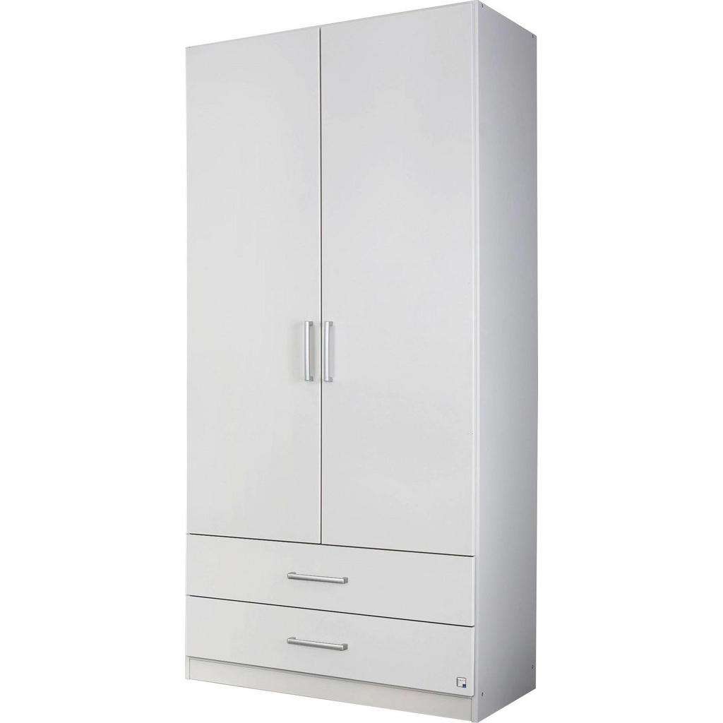 Carryhome DREHTÜRENSCHRANK 2-türig Weiß