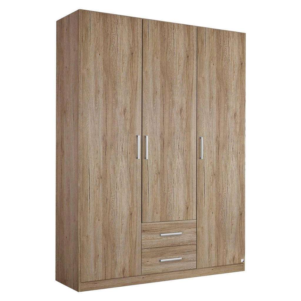 Carryhome DREHTÜRENSCHRANK 3-türig Braun