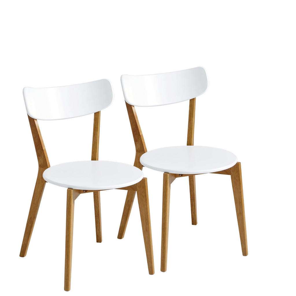 Xora STUHL-SET Kautschukholz massiv Beige