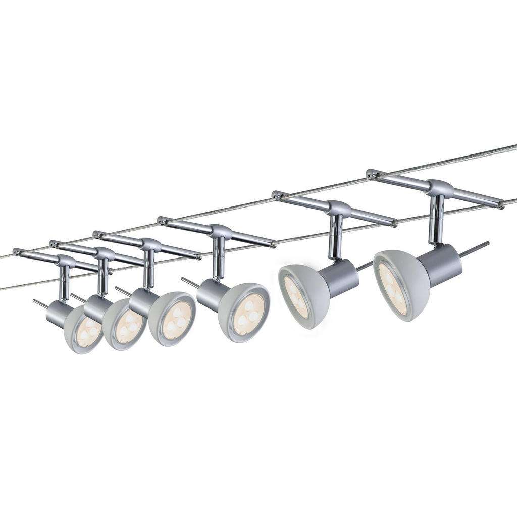 XXXL WIRE SEILSYSTEM 6ER-SET 6X4W, Weiß