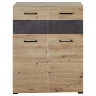 Voleo SCHUHSCHRANK foliert Grau, Braun