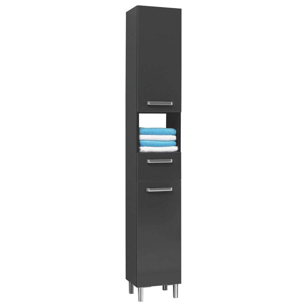 Carryhome HOCHSCHRANK Grau