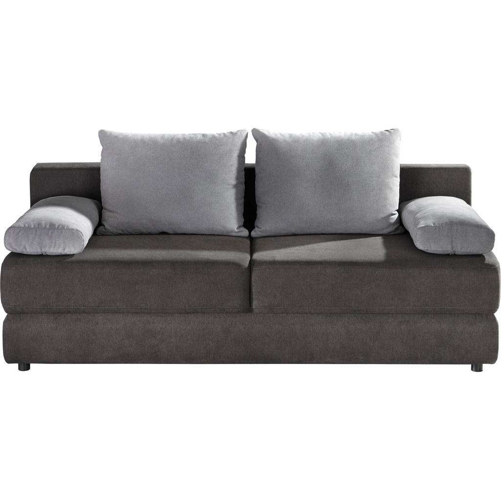 Carryhome SCHLAFSOFA Webstoff Grau