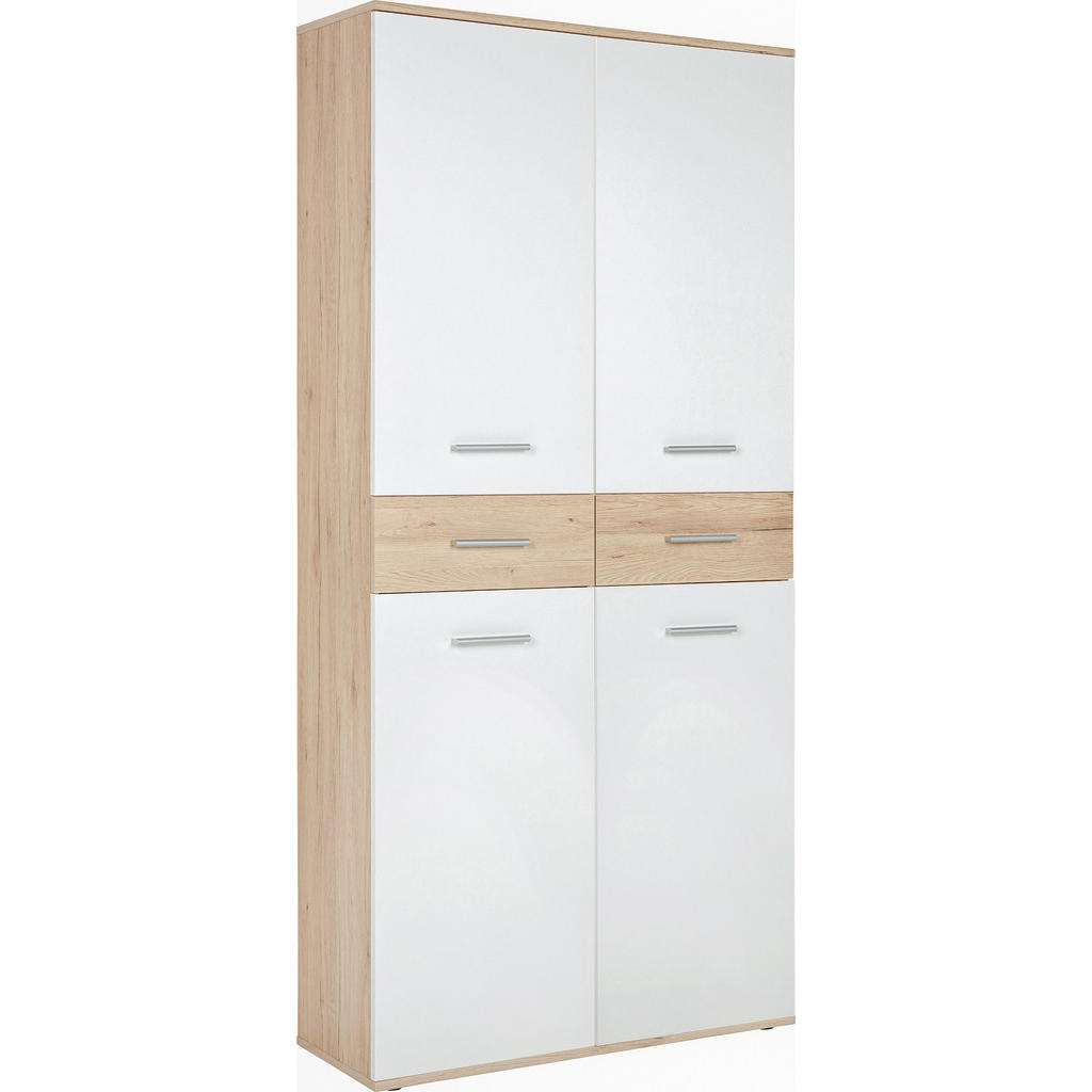 Xora SCHUHSCHRANK Weiß, Braun