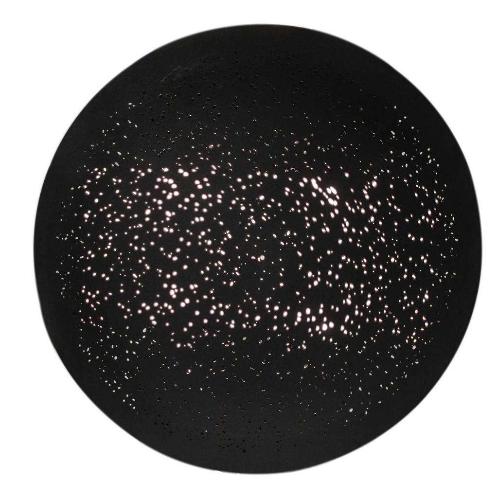 By-Rydens WANDLEUCHTE, Schwarz, Gold