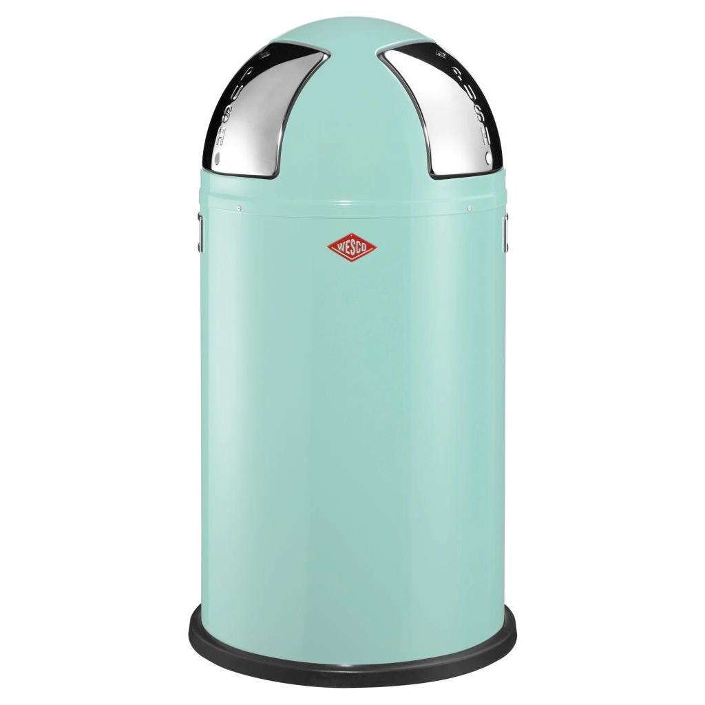 Wesco ABFALLSAMMLER PUSH TWO 2x25 L, Silber, Grün