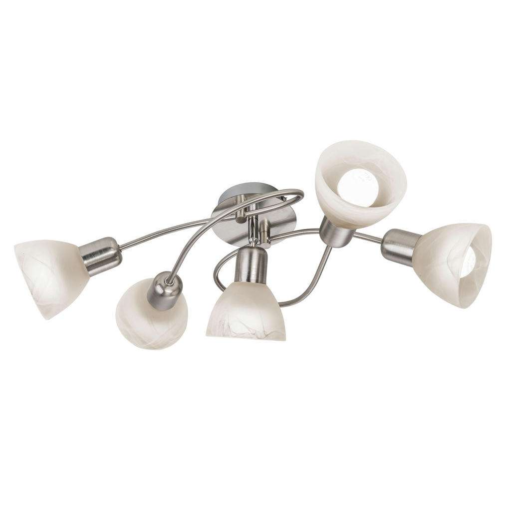 Boxxx LED-DECKENLEUCHTE, Weiß, Silber