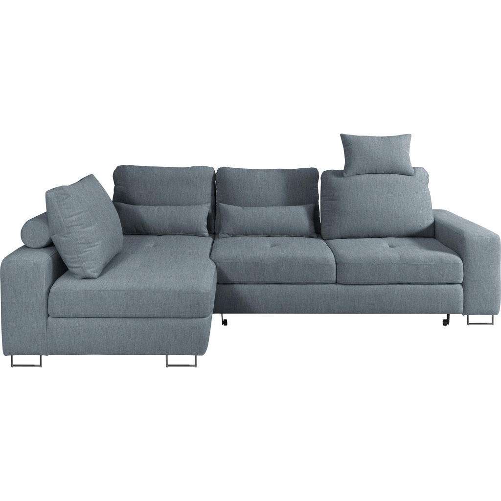 Hom`in WOHNLANDSCHAFT Blau Webstoff