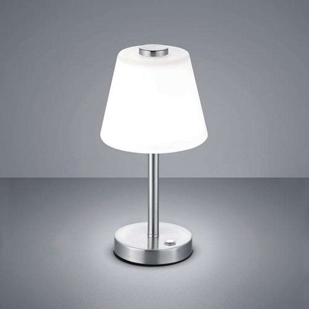 Novel LED-TISCHLEUCHTE, Weiß, Silber