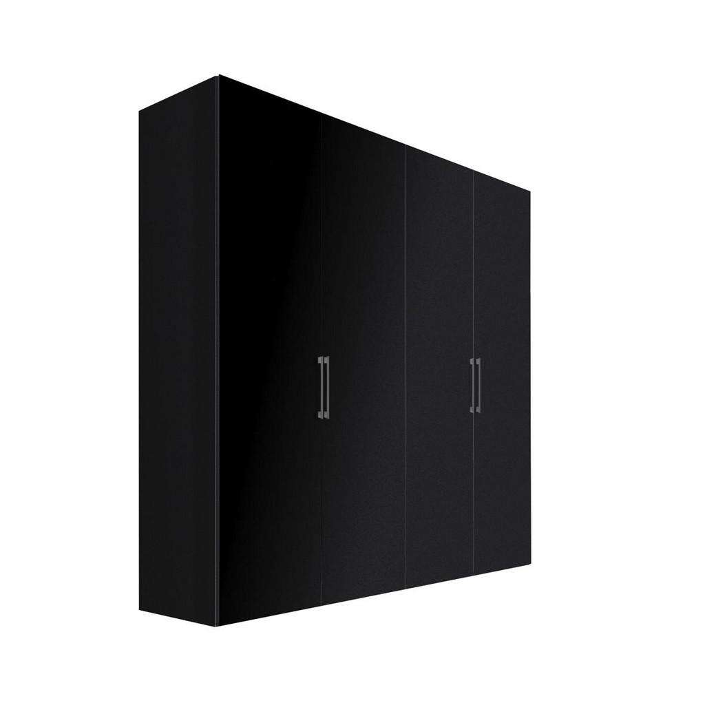 Hom`in DREHTÜRENSCHRANK 4-türig Grau