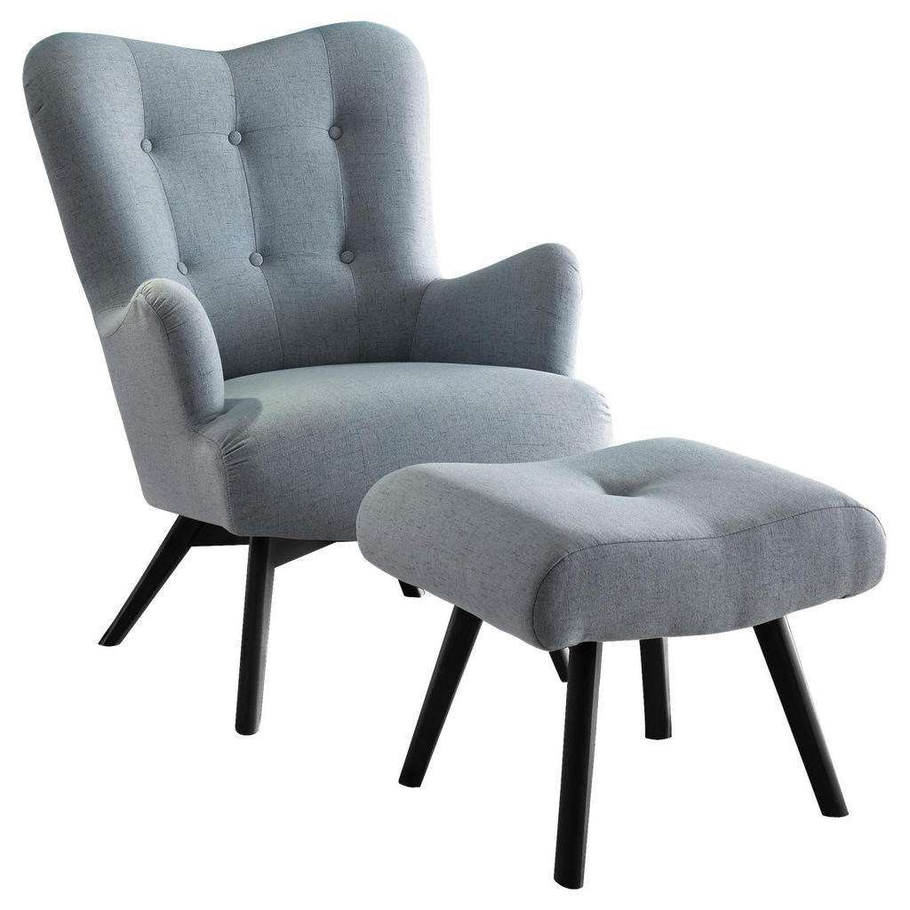 Ti`me SESSELSET Webstoff, Blau, Blau