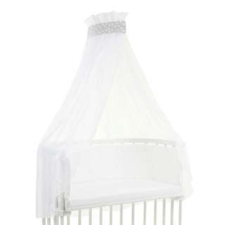 Babybay HIMMEL Weiß, Grau