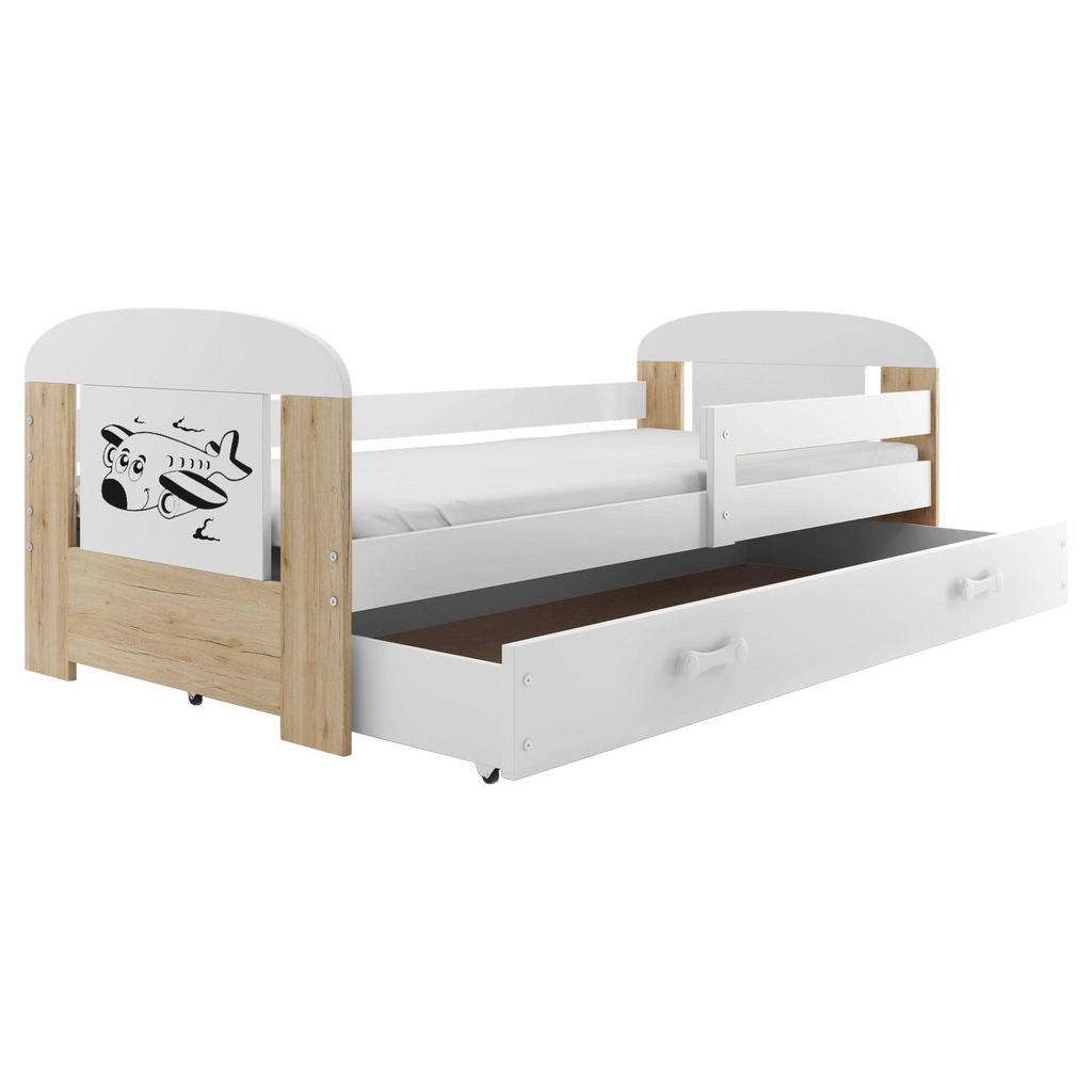 XXXL KINDER-/JUNIORBETT Weiß, Braun