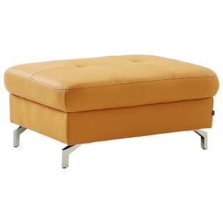 Novel HOCKER Echtleder Currygelb