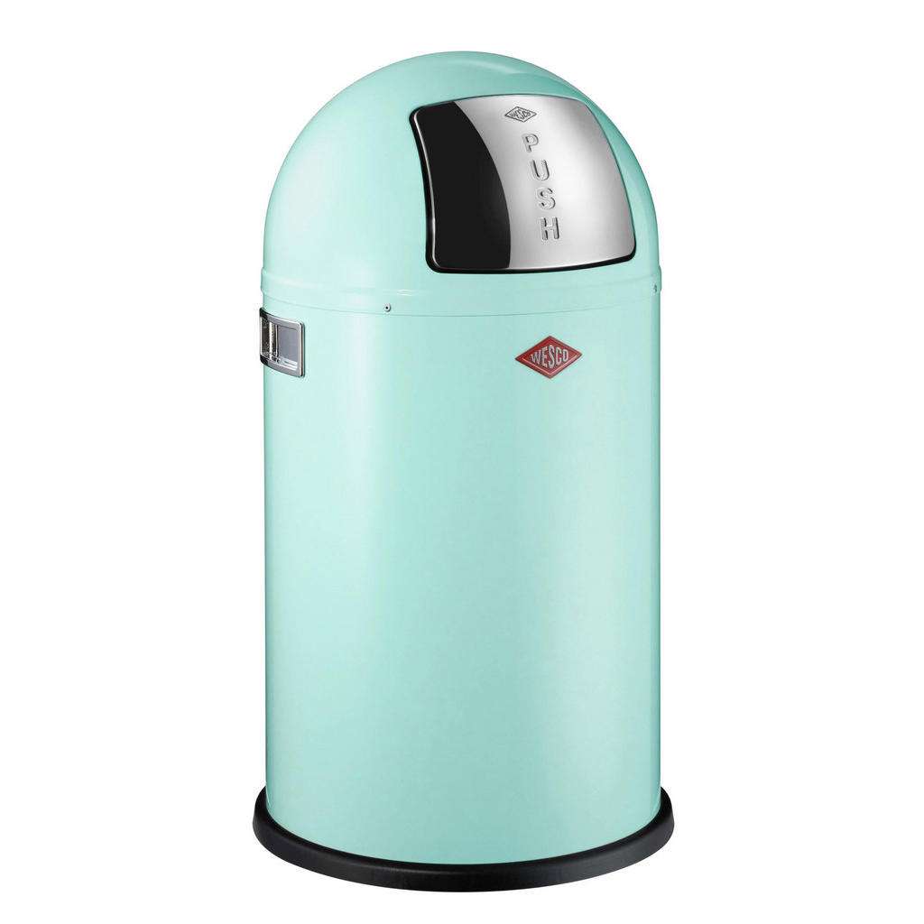 Wesco ABFALLSAMMLER PUSHBOY JUNIOR 22 L, Silber, Grün
