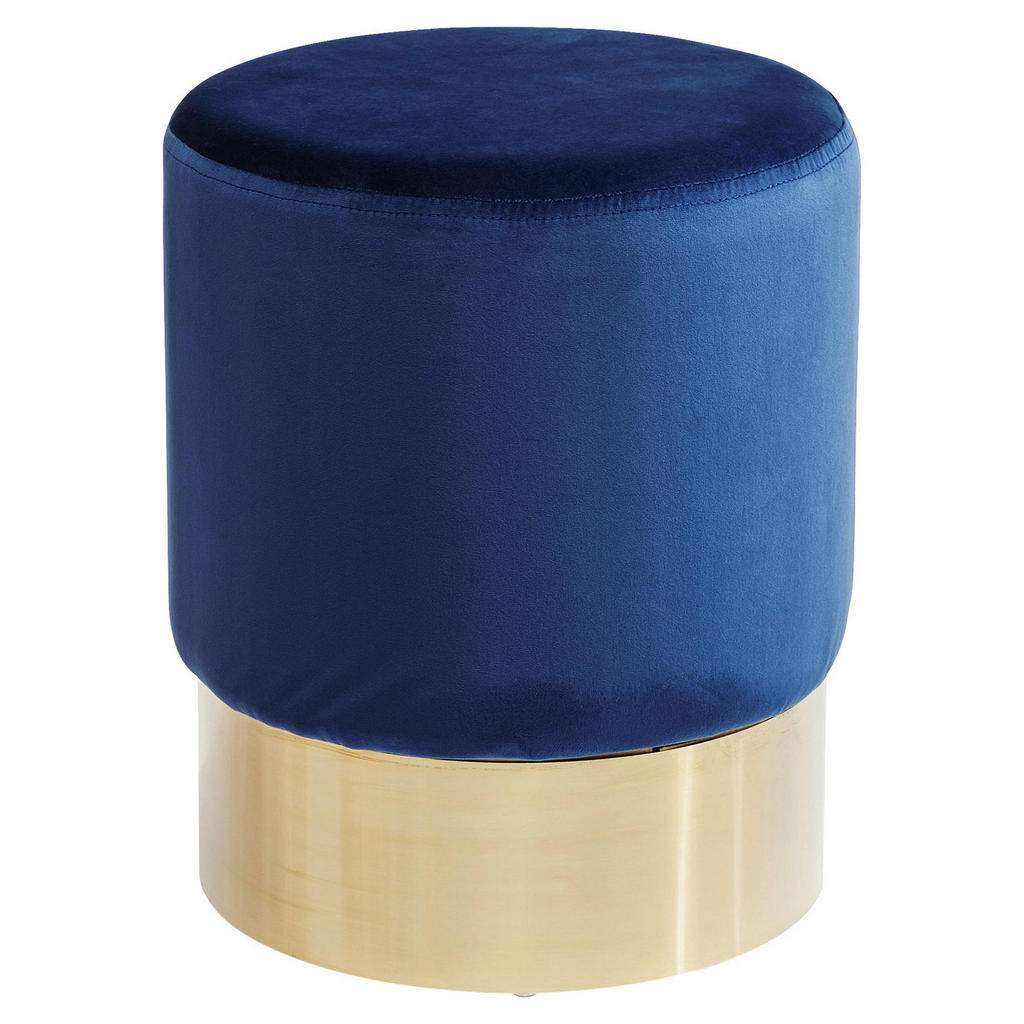 Kare-Design HOCKER Samt Blau