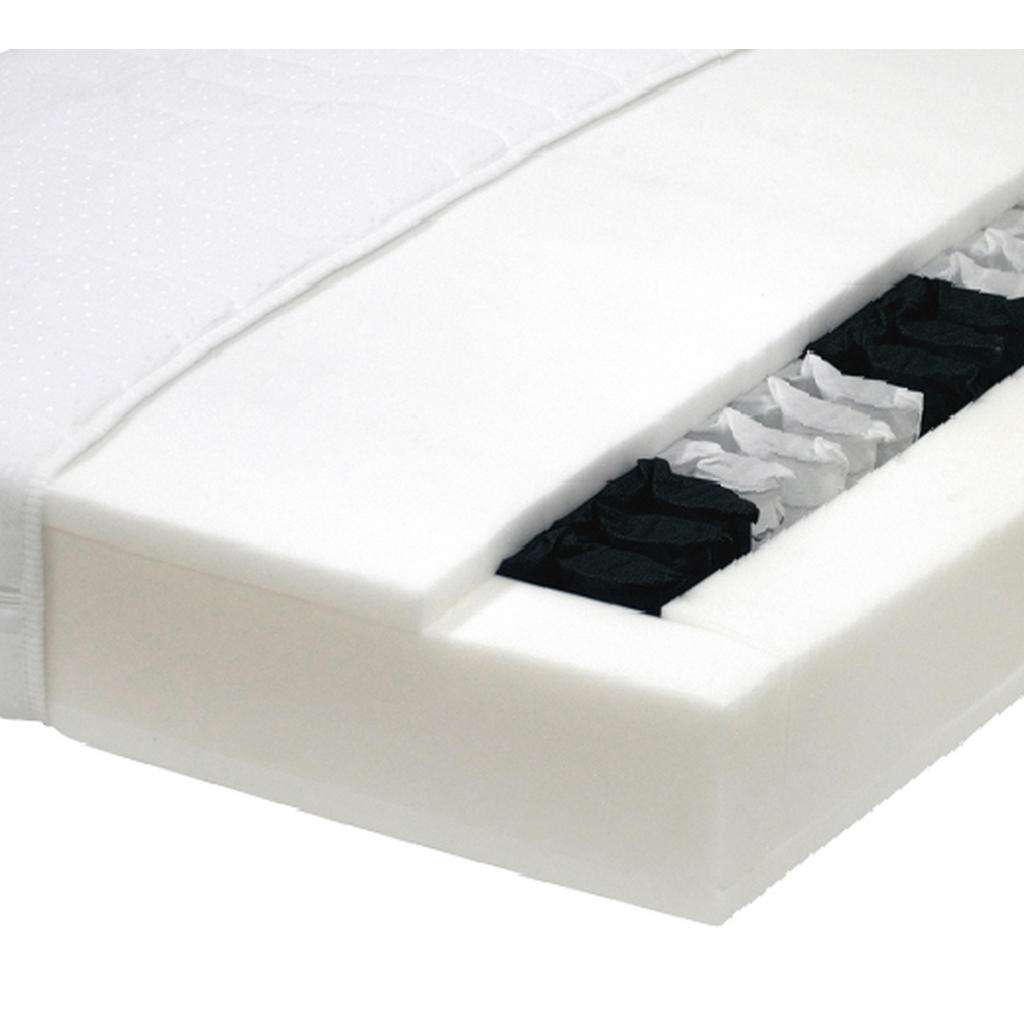 Carryhome TASCHENFEDERKERNMATRATZE 90/200 cm, Weiß
