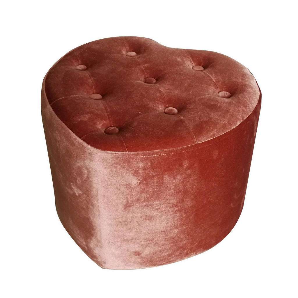 XXXL HOCKER Tanne massiv Rosa