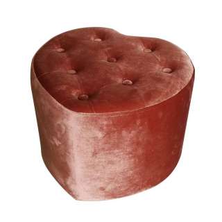 XXXL HOCKER Tanne massiv Rosa