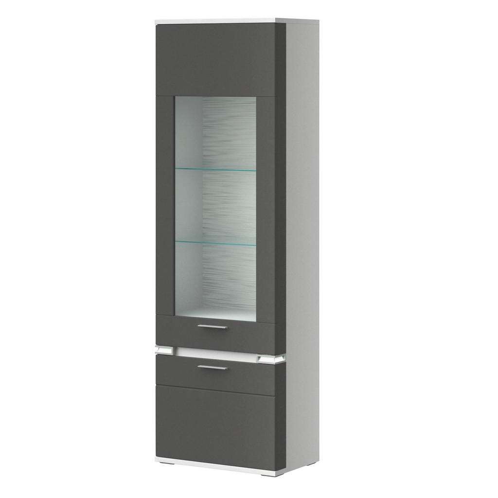 Stylife VITRINE Weiß