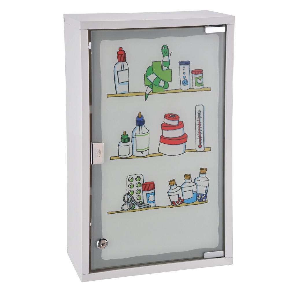 XXXL MEDIZINSCHRANK Weiß
