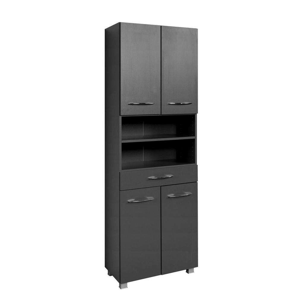 Carryhome SEITENSCHRANK Grau