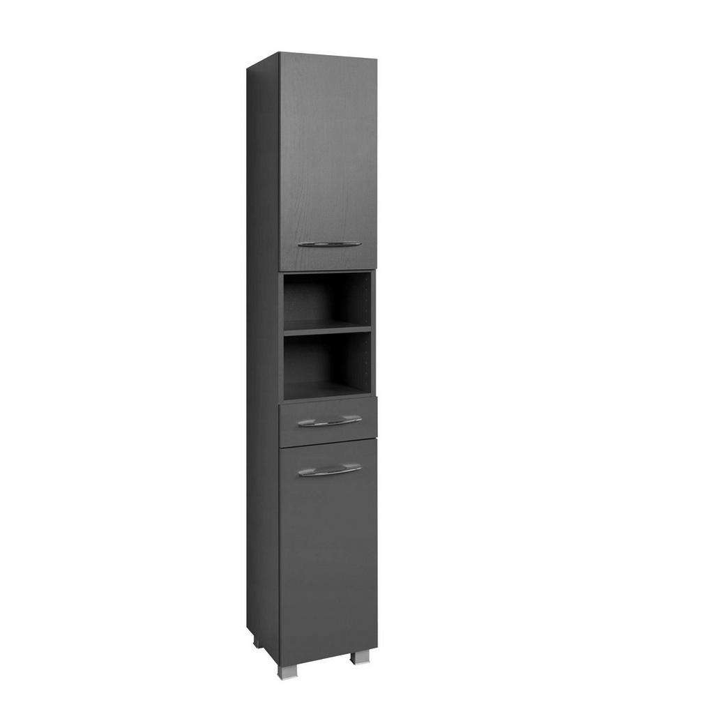 Carryhome SEITENSCHRANK Grau