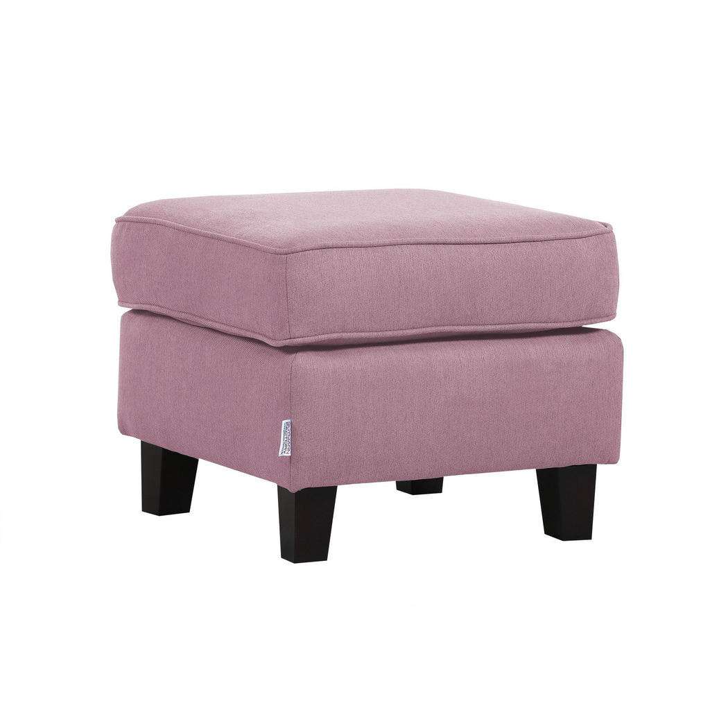 XXXL HOCKER Flachgewebe Kiefer massiv Rosa