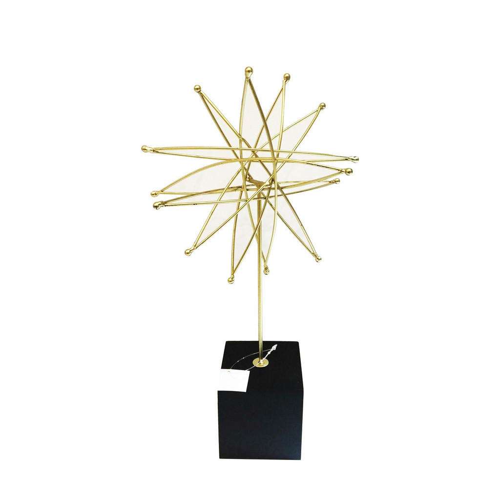Ambia Home SKULPTUR, Schwarz, Gold