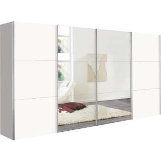 Hom`in SCHWEBETÜRENSCHRANK 4-türig Weiß