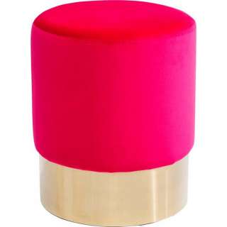 Kare-Design HOCKER Samt Rosa