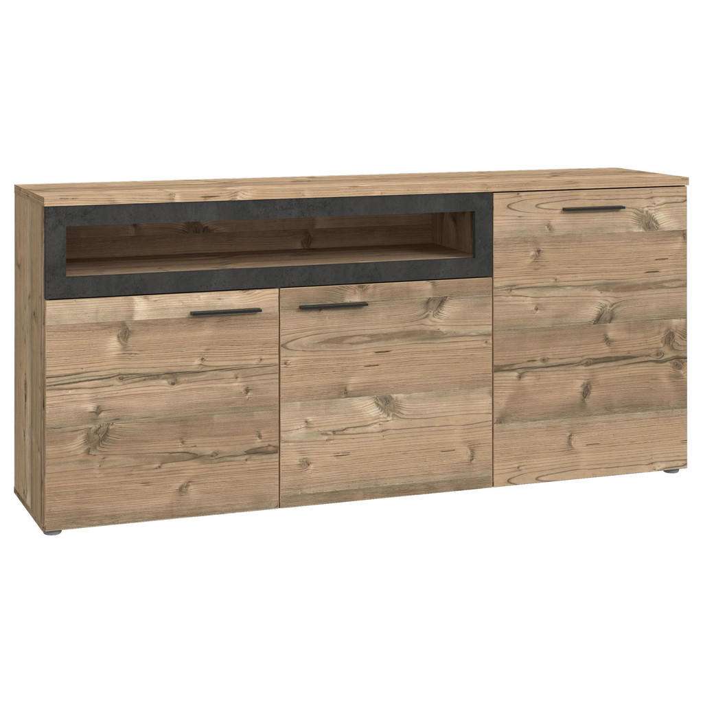 Carryhome SIDEBOARD Braun, Grau