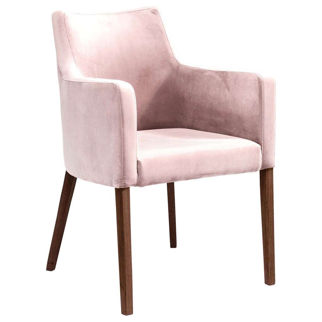 Kare-Design ARMLEHNSTUHL Samt Rosa
