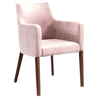 Kare-Design ARMLEHNSTUHL Samt Rosa