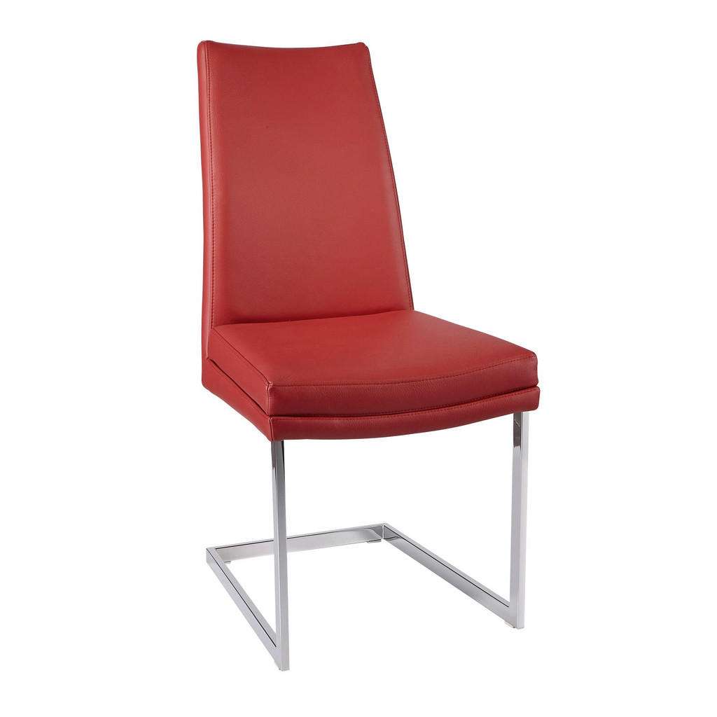 Valdera SCHWINGSTUHL Silber, Rot