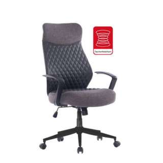 XXXL CHEFSESSEL Lederlook Grau, Grau